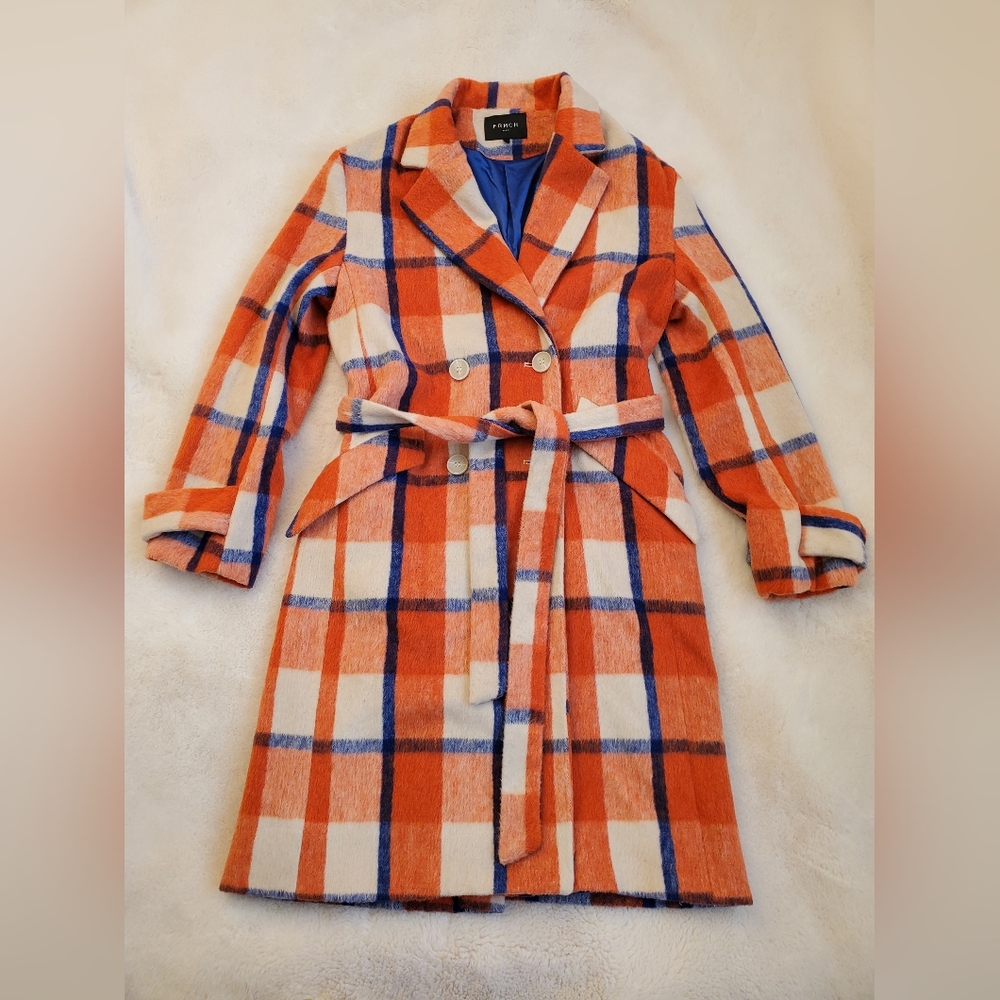 FRNCH Paris Shania Woven Coat Size Small